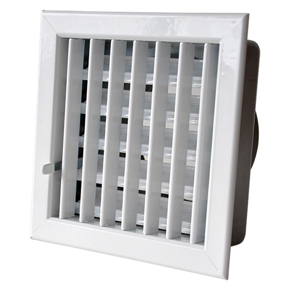 griglia aerazione ad incasso per camini cm 14 x 13 foro 11,1 x 11,1 - ø8 cod:ferx.7013190nlm