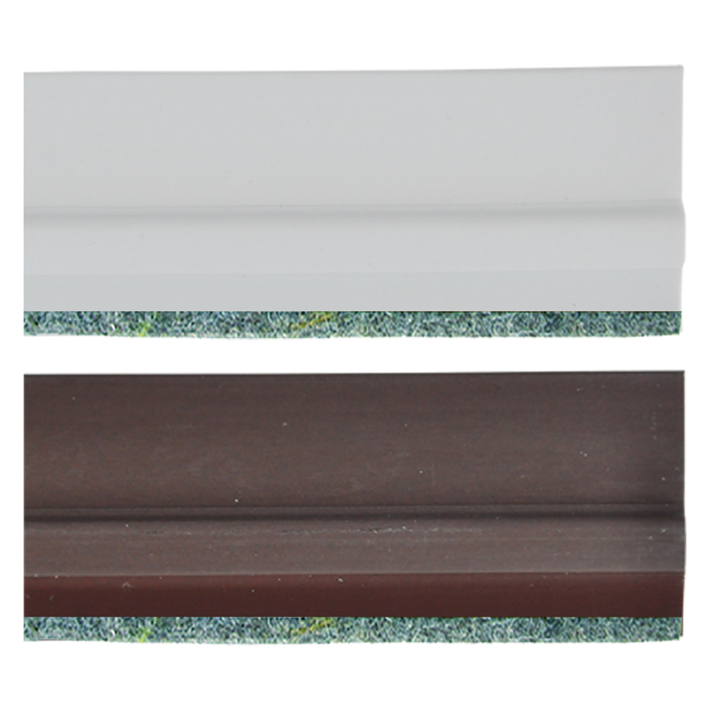 50pz paraspifferi sottoporta con feltrino 'door' mt. 1 marrone cod:ferx.805560nlm