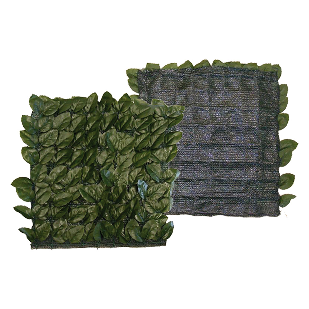 1 pz siepe artificiale 'foglie di lauro con rete' mt 1,5 x 3 cod:ferx.6129232nlm