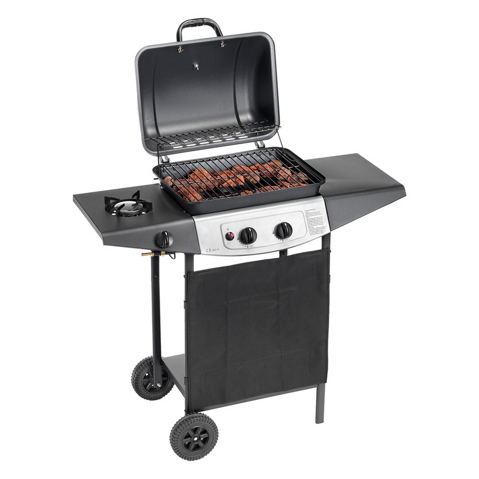 Image of barbecue a gas &#39;double cooking system&#39; a roccia la art. 4939 cod:ferx.8038153nlm