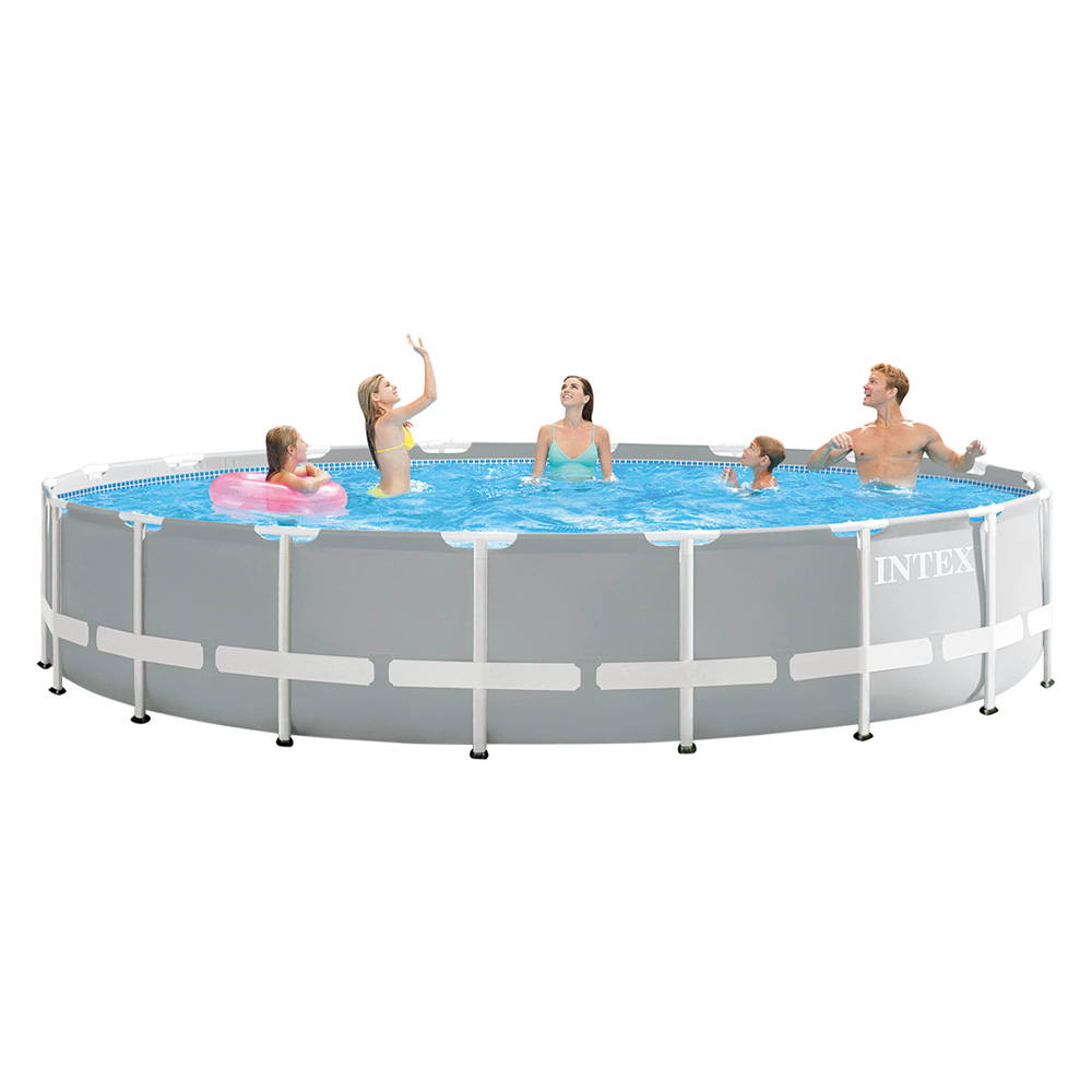 cf piscina con telaio 'linea prism frame' cm 610 x 132 - capacitã  32695 lt cod:ferx.6136114nlm
