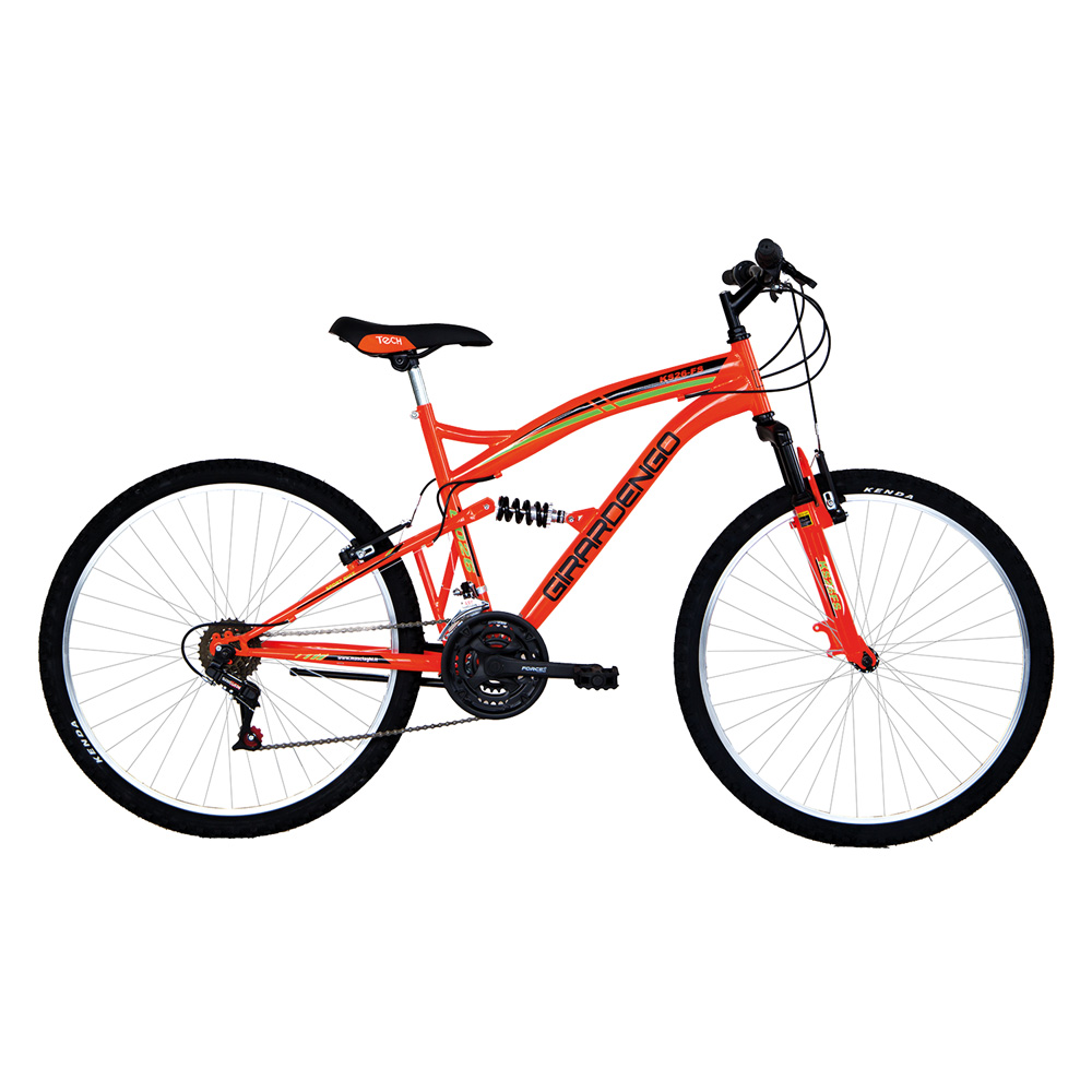 bicicletta 'full suspension' girardengo 26 - colori assortiti cod:ferx.8030170nlm