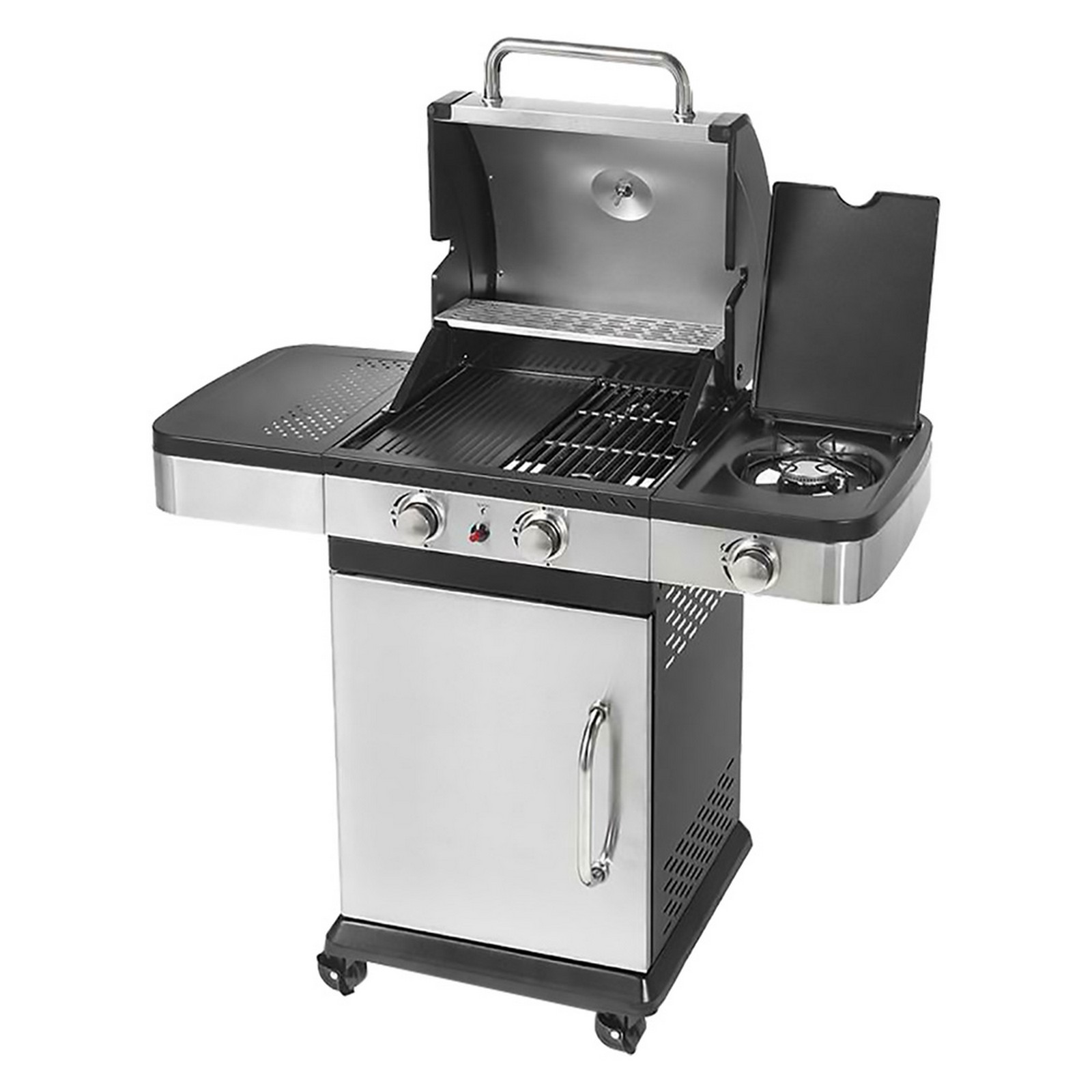 Image of barbecue a gas &#39;indianapolis 3 titanium&#39; cm. 120 x 50 x h.130 cod:ferx.8038163nlm