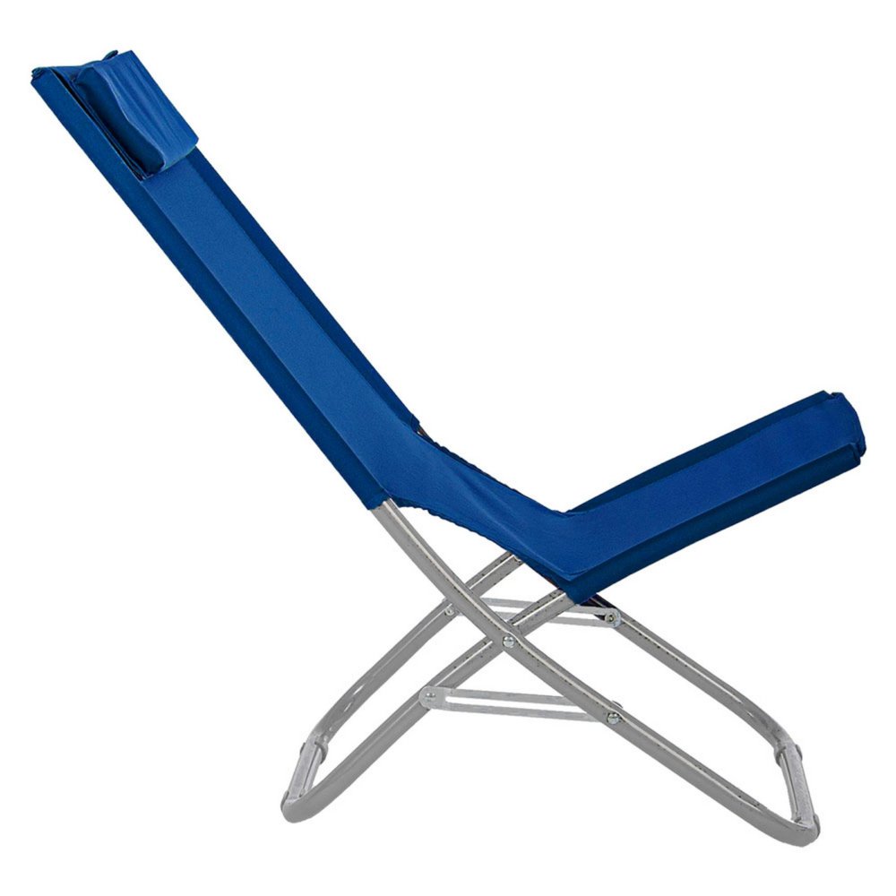 spiaggina con poggiatesta 'maratea' colore blu cod:ferx.6128900nlm
