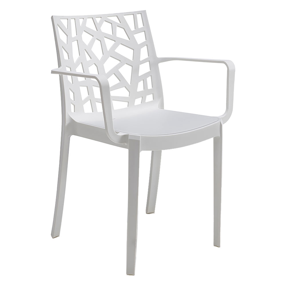 sedia in polipropilene 'matrix armchair' grafite cod:ferx.6138532nlm