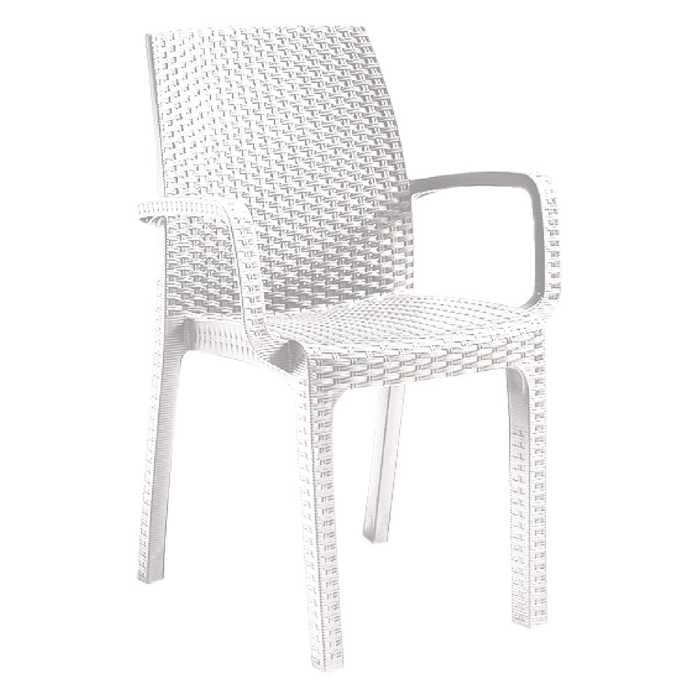 sedia in polipropilene 'verona armchair' bianco cod:ferx.6138500nlm