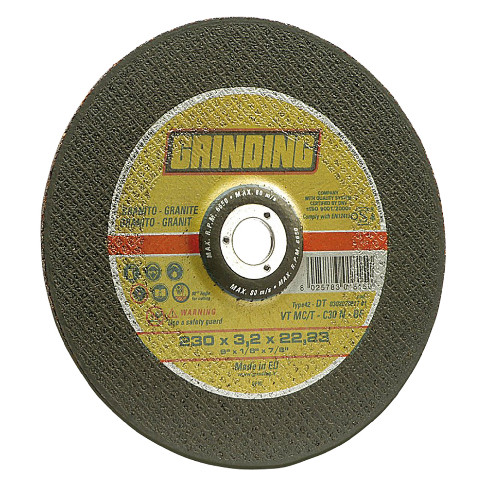 25pz mola abrasiva per granito ø 230 x 3,2 cod:ferx.501142nlm