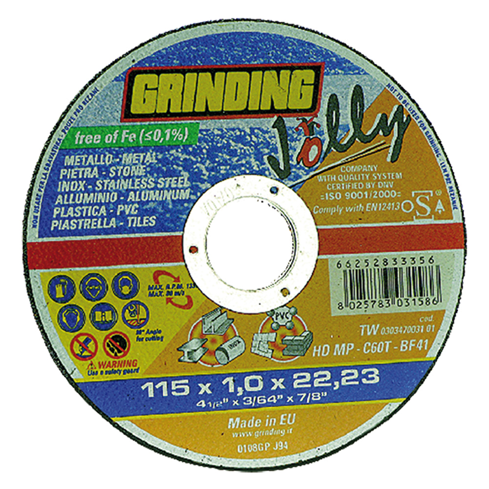 25pz mola abrasiva ''jolly'' ø 230 x 1,9 cod:ferx.501059nlm