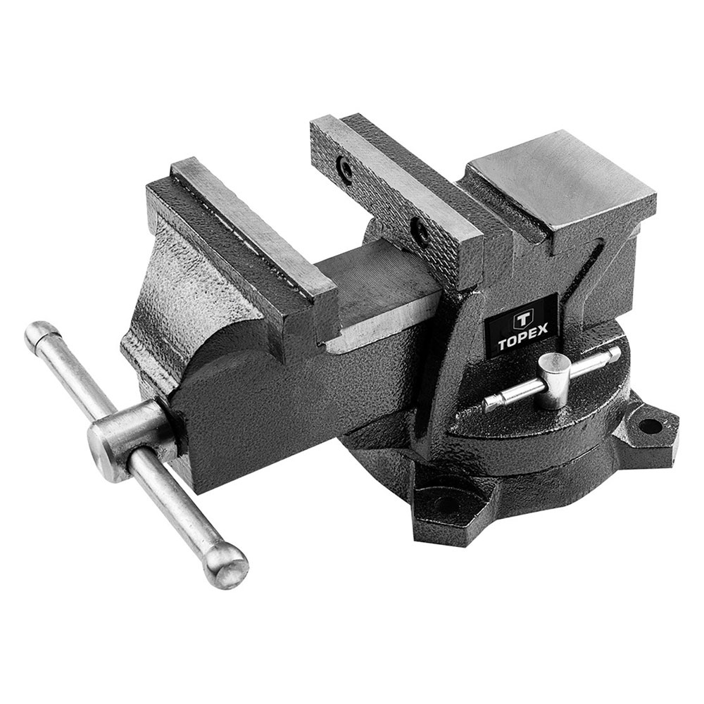 morsa da banco base girevole larghezza ganasce mm 150 cod:ferx.5022554nlm
