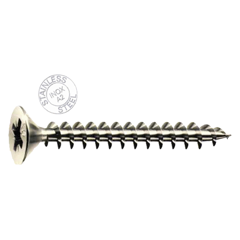 200pz vite per legno t.s.p. inox 'panelvit' tsp mm 4,5 x 40 cod:ferx.4000314nlm