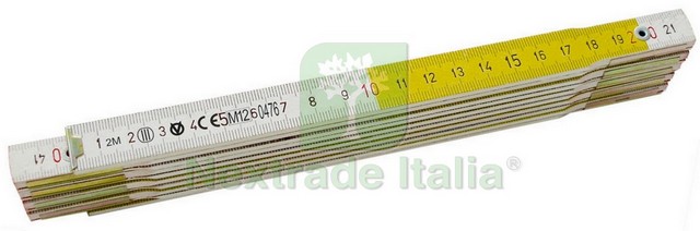 ST DOPPIO METRO BIANCO/GIALLO SPESSORE 3 MM PZ 10 ST DOPPIO METRO BIANCO/GIALLO SPESSORE 3 MM PZ 10