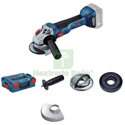 1PZ BOSCH B 18V SMERIGLIATRICE GWS 18V 10 SENZA BATTERIA: - Foto 2 di 4