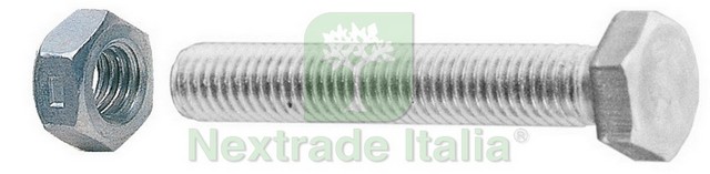 5SCATOLE SC VITI A METALLO TESTA ESAGONALE 8X 50 C DADI (PZ.6): - Foto 2 di 4