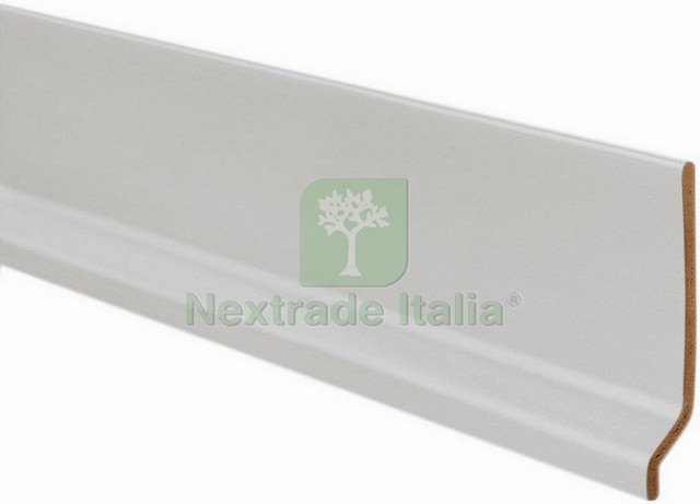 48PZ BATTISCOPA MM 70X9 PVC ESPANSO ML 2 BIANCO