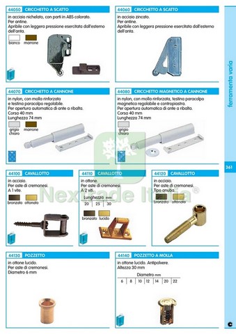 CRICCHETTO CANNONE REGOLABILE MM.74 MARRONE NEXTRADEITALIA Confezione da 10PZ