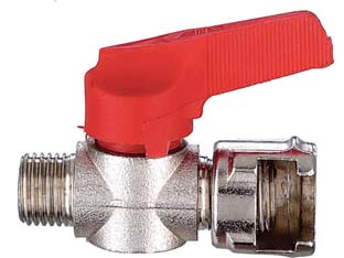5pz rubinetto in linea filettato maschio con dado fresato - attacco 3/8"m art.air 12 cod:ferx.fer54744