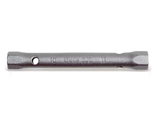 5pz chiavi a tubo doppie esagonali cromate art.935 - mm.8x9 cod:ferx.fer47395