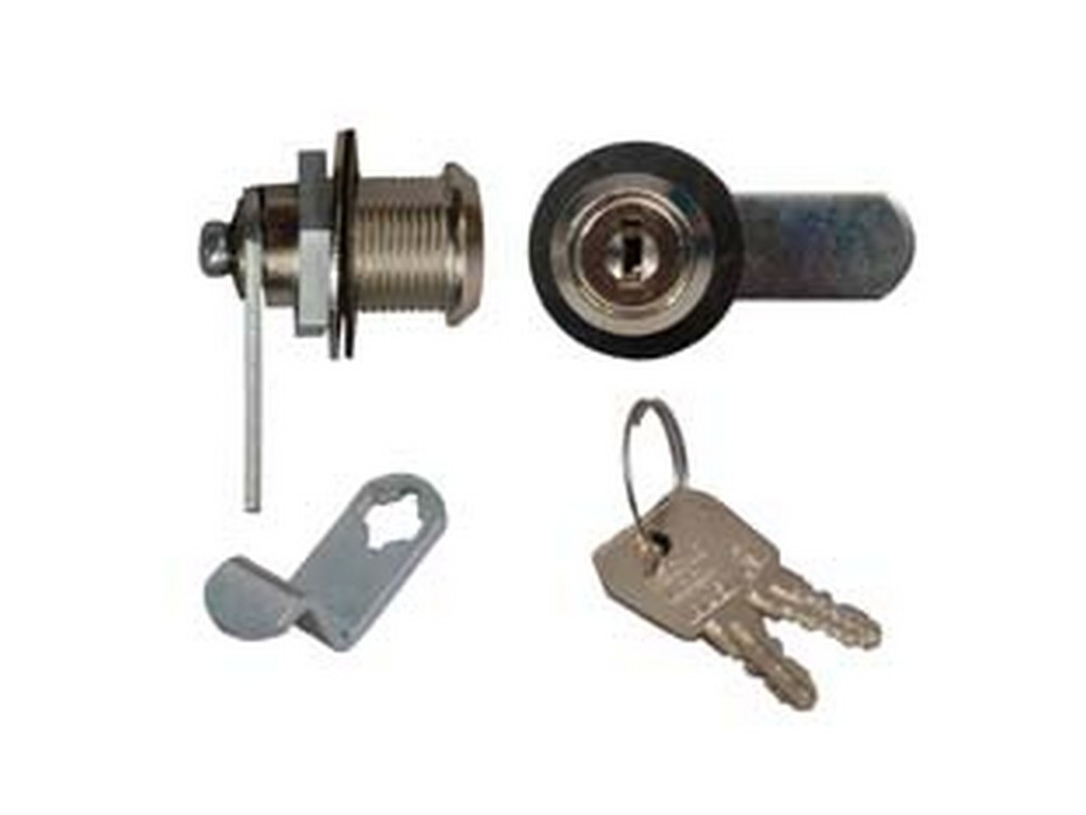 5pz serratura completa a leva per cassette postali tipo "ac" - ? mm.16 cod:ferx.fer83652