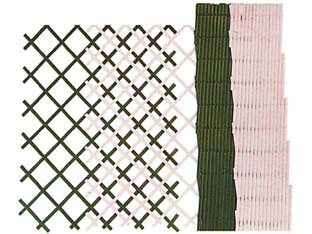 5pz tralicci in plastica per rampicanti - colore bianco - mt.3x1 cod:ferx.fer70164