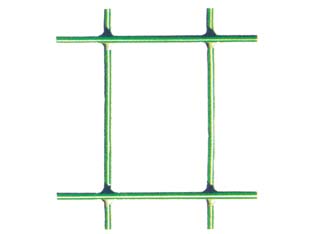 1 pz rete elettrosaldata plastificata verde rotolo mt.25 maglia mm.76x63 filo ? mm.2,20 est - cm.120h. cod:ferx.fer174374