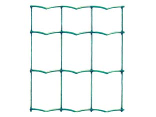1 pz rete elettrosaldata plastificata verde ondulata "novaplax" - filo ? mm.2,2 esterno - cm.120h. cod:ferx.fer240284