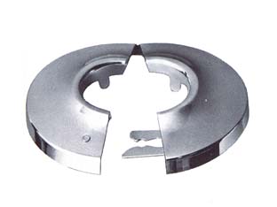 10pz rosetta apribile in ottone cromato - 1/2" cod:ferx.fer25751
