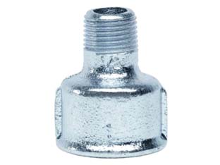 10pz manicotto ridotto ghisa zincata - f 3/4" m 1/2" cod:ferx.fer80675