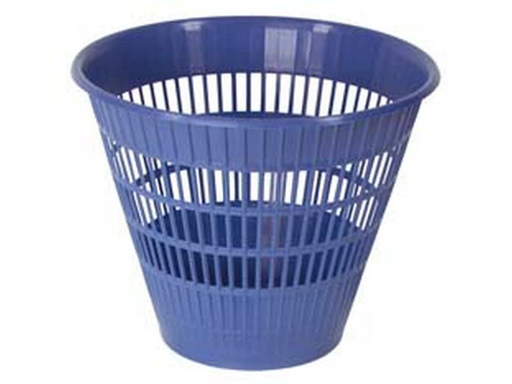 Image of 12pz cestino gettacarte in plastica - ? cm.28x25,5h. cod:ferx.fer93071