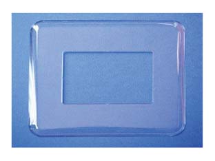 25pz placca sottointerruttore trasparente cod:ferx.fer31912
