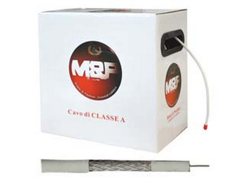 150mt cavo coassiale tv digitale satellitare ? mm.5 tipo extra - ? mm.5 cod:ferx.fer9331
