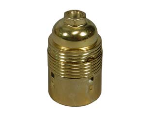 5pz portalampada e27 in acciaio ottonato cod:ferx.fer88978