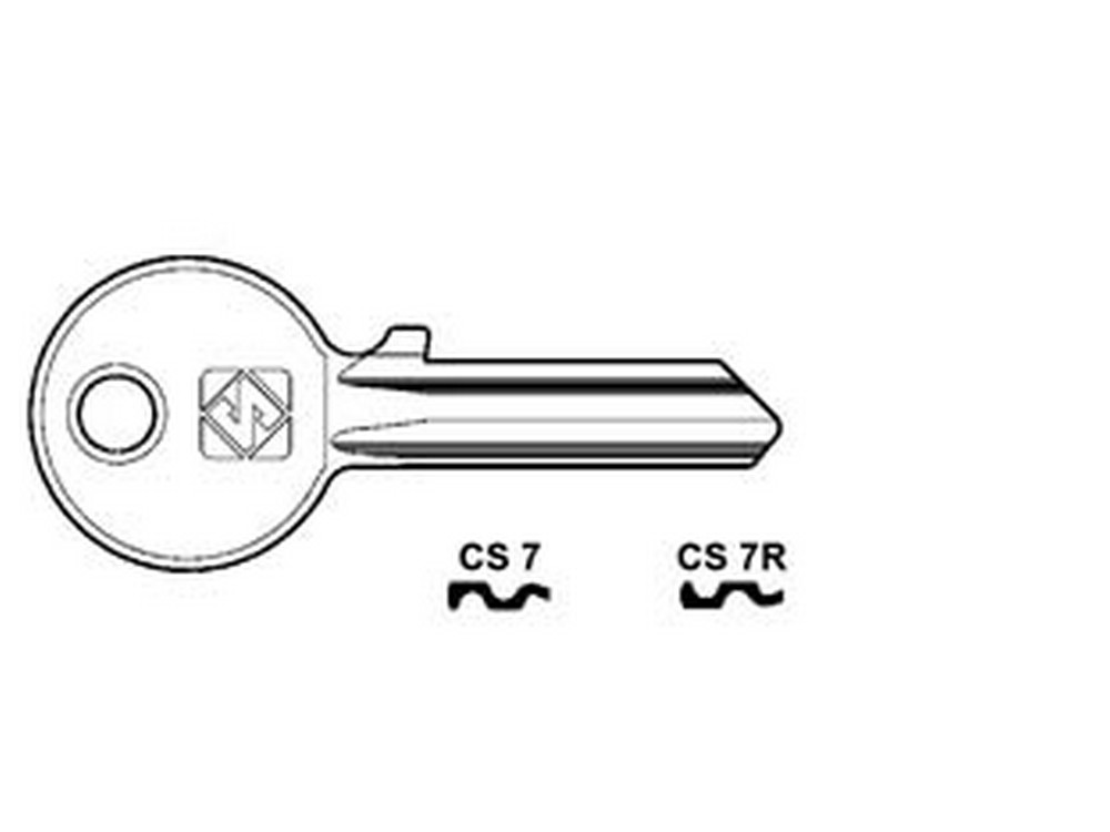 Image of 20pz chiavi per cilindri 5 spine piccole - cs7r sx cod:ferx.fer51866