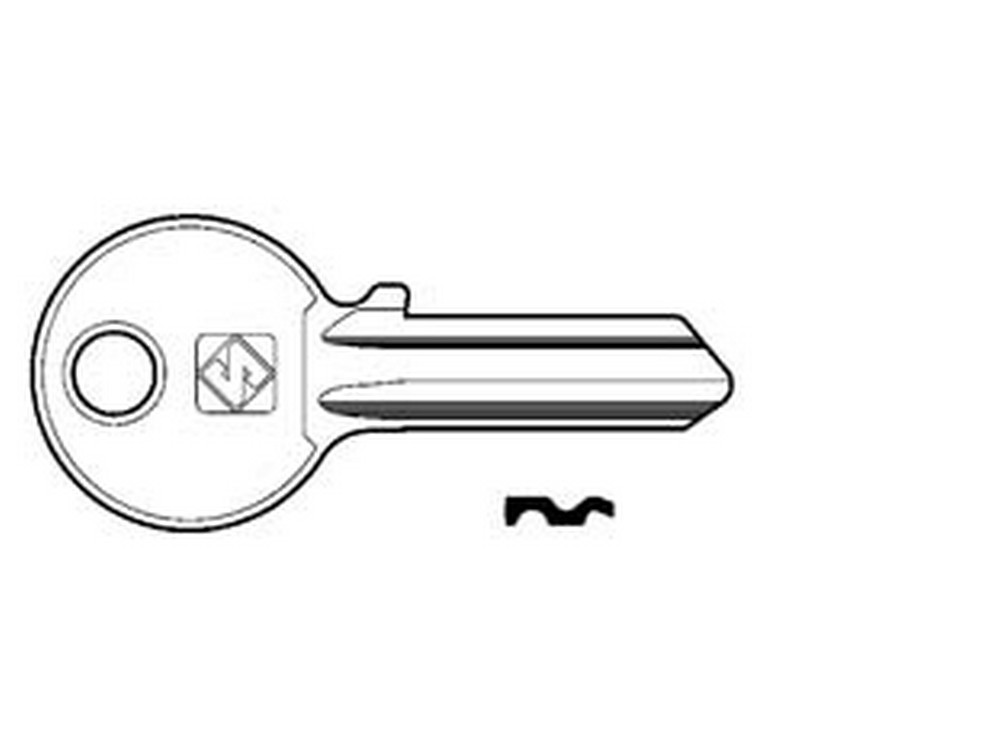Image of 20pz chiavi per cilindri 4 spine grandi ie224 - ie224 dx cod:ferx.fer52948