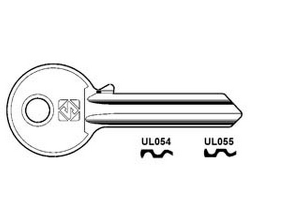 Image of 100pz chiavi per cilindri universal 6 spine grandi - ul054 dx cod:ferx.fer54584