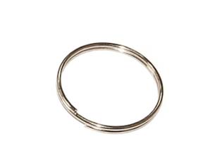 100pz anello per chiavi in acciaio nichelato - ? mm.38 cod:ferx.fer12621