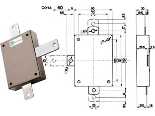 deviatore applicare per serrature quintuplici serie 20/30 96143 - per serie 20/30 (96143v000) cod:ferx.fer68543