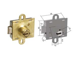 5pz serratura da incasso per casellario 143 - (143) cod:ferx.fer71277