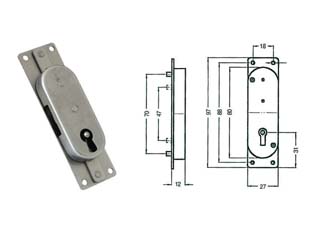 5pz serratura a stringa da incastrare cod:ferx.fer57653