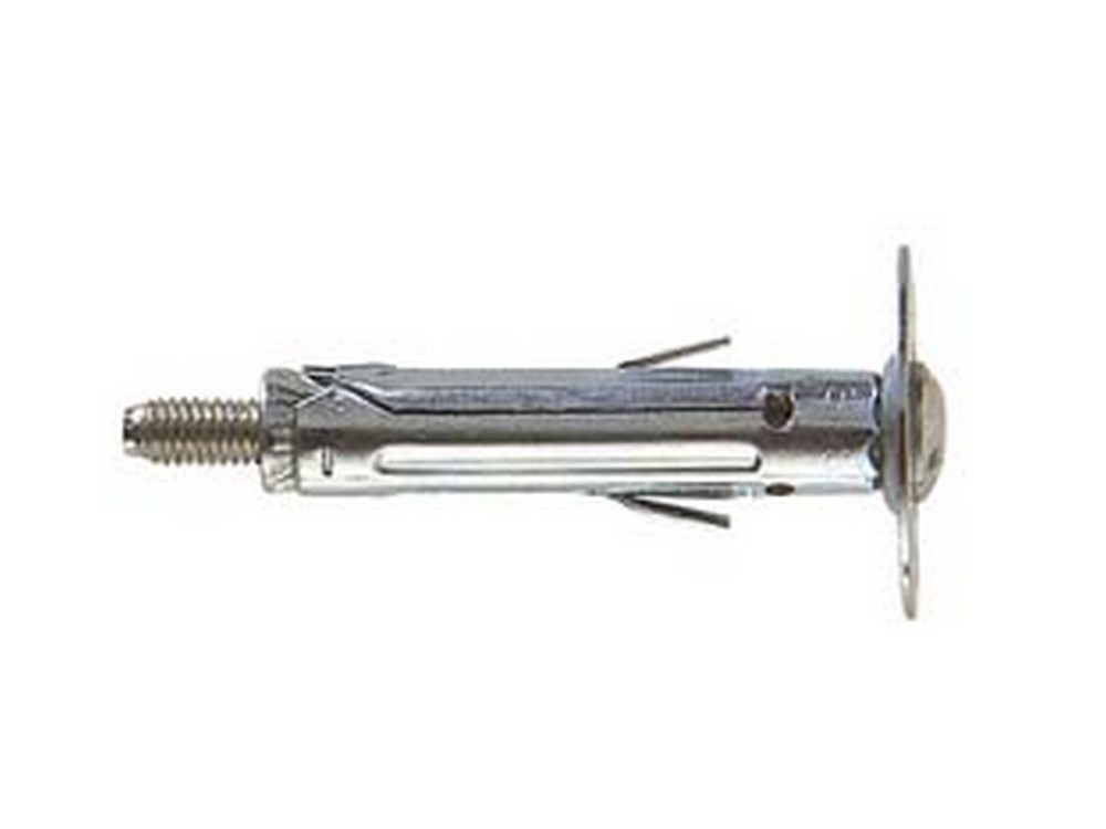Image of 100pz tassello in acciaio con vite &quot;sbs&quot; - sbs 8/4 ? mm.8x40 vite t.s.c.taglio combinato cod:ferx.fer82013
