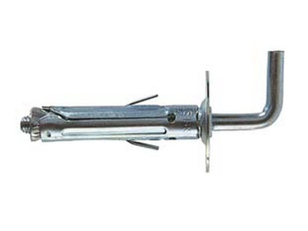 Image of 100pz tassello in acciaio con gancio medio &quot;sbs&quot; - sbs 9/2 ? mm.9x45 gancio mm.15 cod:ferx.fer62992