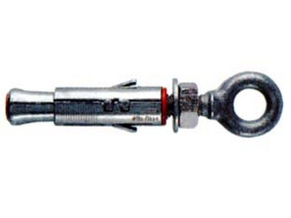 Image of 25pz tassello in acciaio con occhiolo &quot;slm&quot; - slm 10 ma occhiolo foro occhio ? mm.12,5 cod:ferx.fer63104