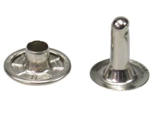 1000pz rivetti tubolari - 033 testa ? mm.7,8 cod:ferx.fer2295