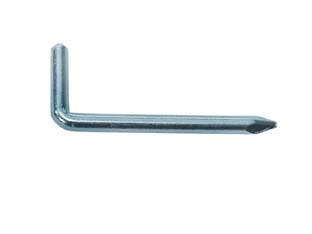 200pz rampini dritti a punta acciaio zincato - mm.22x80 - ? mm.5x60 cod:ferx.fer43779