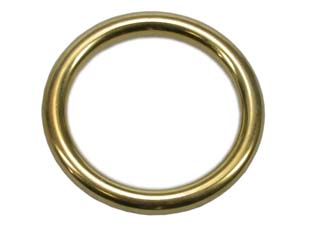 200pz anelli per scorritenda tubolari in ottone lucido - ? mm.20-27 cod:ferx.fer2912