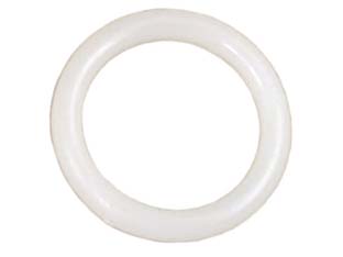 500pz anelli per scorritenda tubolari in plastica bianco - ? mm.19-25 cod:ferx.fer2813