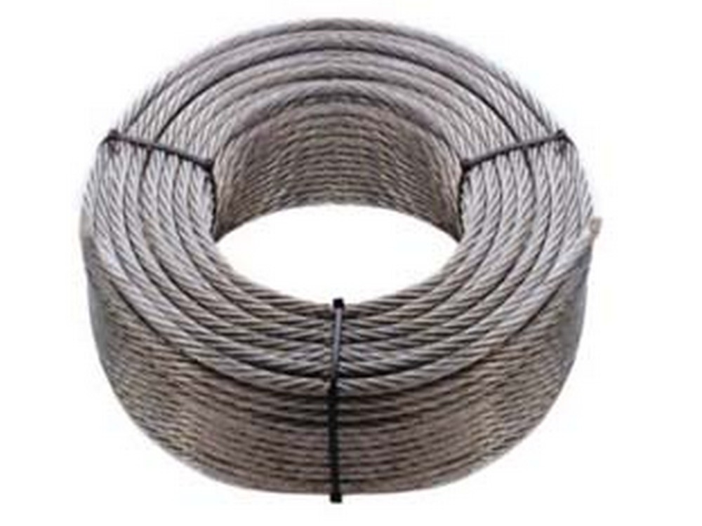 1 pz fune metallica in acciaio zincato - ? mm.5 in rotoli da mt.100, 72 fili cod:ferx.fer4510