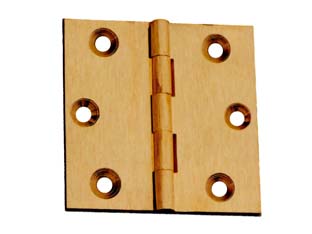 24pz cerniere ottone fresate piane - mm.70x55 cod:ferx.fer7245