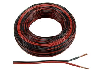 100mt cavo elettrico bipolare piattina per altoparlanti rosso/nero - 2x mmq.1 cod:ferx.fer9362