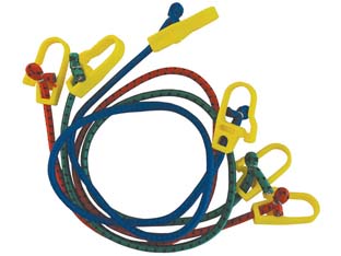 10pz corda elastica allacciabagagli con ganci in pvc - ? mm.8x200cm. cod:ferx.fer138246