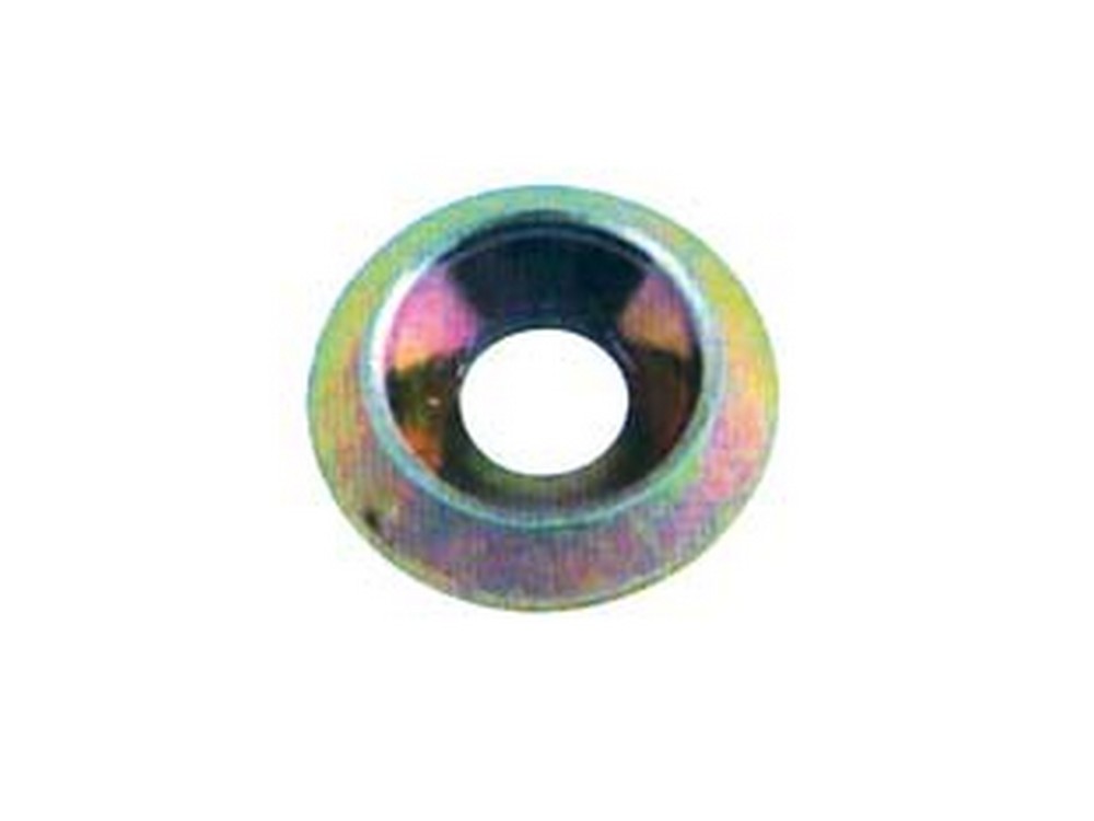 50pz rondelle coniche zincate gialle - ? interno mm.11,4 - ? esterno mm.32 per viti ? mm.10 cod:ferx.fer22453